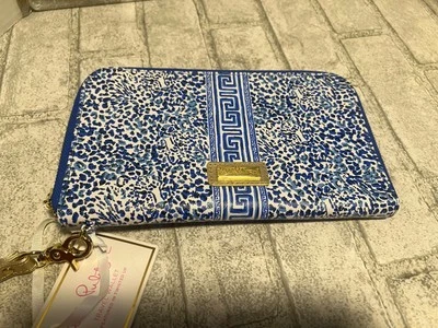 Nuevo Lilly Pulitzer Cartera de Viaje Pasaporte Muñequera Retorcida Organizador de Documentos Foto 1 de 4