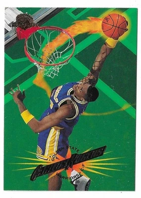 1995-96 Skybox Premium Basketball Carlos Rogers Card #42 Golden State Warriors - Image 1 of 2