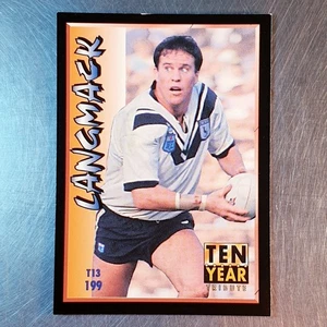 1994 Dynamic Series 2 Rugby League NRL Paul Langmack #199 Wests Magpies - Picture 1 of 2