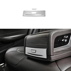 Armrest Box Strip Trim Central Console 2018-22 Silver Steel For BMW 5 Series G30 - Picture 1 of 6