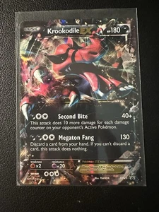 Krookodile EX - XY25 - Krookodile EX Box Promo PL/MP, English MTG Pokemon Promos - Picture 1 of 6