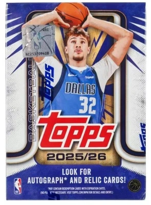 2025-26 Topps NBA Basketball Blaster Box *NEW/FACTORY SEALED!* - Image 1 of 2