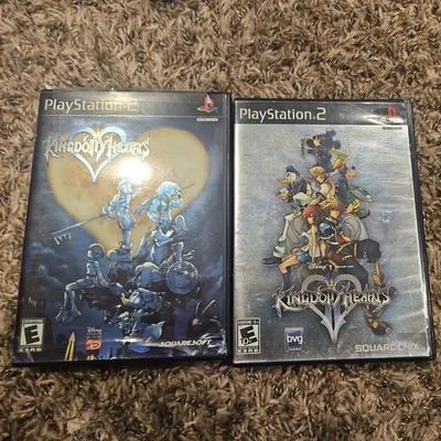 Kingdom Hearts PlayStation 2 Games lot  Complete Tested - Image 1 of 3