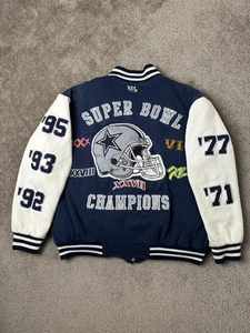 Seltene Herren Jacke Dallas Cowboys Super Bowl 5X Champions Jacket NFL G-lll, Größe L - Bild 1 von 15