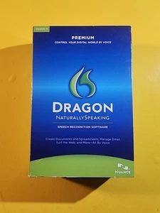 Nuance Dragon Premium Version 11 Naturally Speaking Speech Recognition Software - Picture 1 of 6