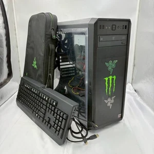 Asrock A88M-G/3.1 MicroATX Motherboard Used Razer Keyboard Monster Energy Stick - Afbeelding 1 van 10