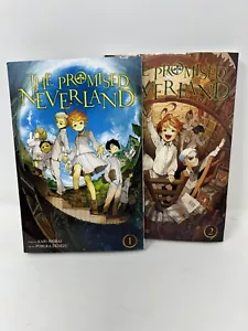 The Promised Neverland Vol 1 & 2 Manga Graphic Novel English - Picture 1 of 3