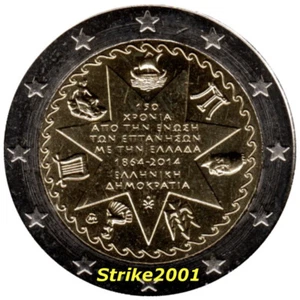 2 EURO COMMEMORATIVO GRECIA 2014 ISOLE IONIE FDC - Picture 1 of 1