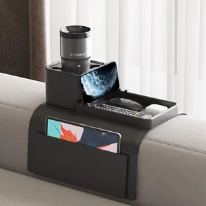 Silicone Couch Cup Holder, VIENFUT Anti-Spill Anti-Slip Sofa Armrest BPA-Free - Picture 1 of 12