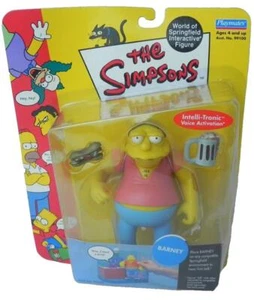 The Simpsons World of Springfield Interactive Barney Figure Series 1 Playmates - Picture 1 of 6