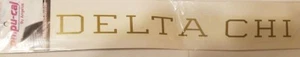 LONG Delta Chi Sticker of Letters for Outside Glass, Car, SUV - Picture 1 of 2