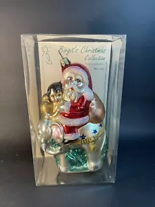 Birgits Jolly Jumbos Ride Glass Ornament Inge Glas Christmas #101 With Box - Picture 1 of 17