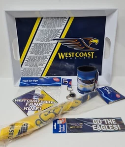 AFL West Coast Supporter Pack NEW Melamine Tray Sign Stubby Holder Bottle Opener - Picture 1 of 9
