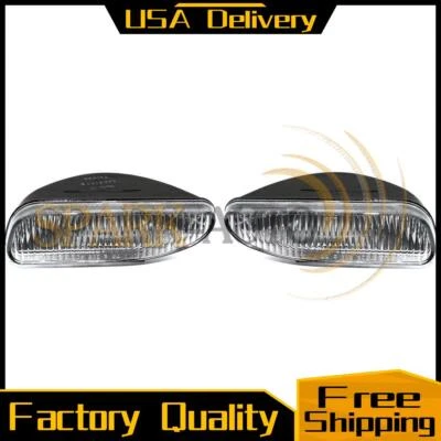 TYC Fog Light Lens Left Right For Ford Mustang 1998 1997 1996 1995 1994 - Image 1 of 4
