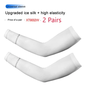 10Pair Unisex Outdoor Sports Cycling Cooling Arm Sleeves Cover UV Sun Protection - Picture 1 of 16