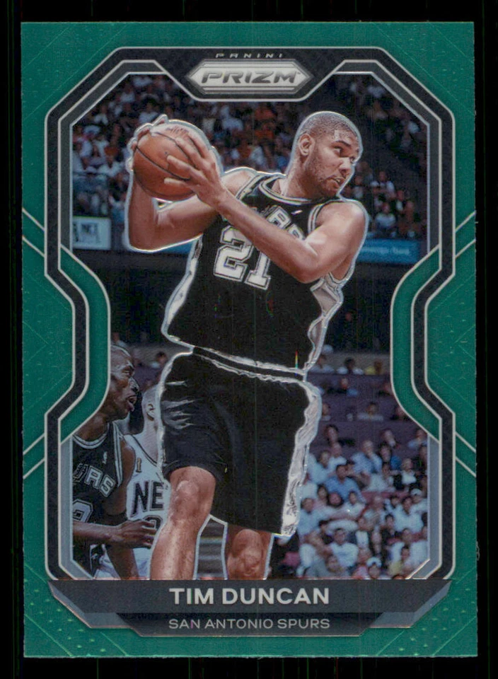 2020-21 Panini Prizm Prizms Green #30 Tim Duncan - Image 1 of 2