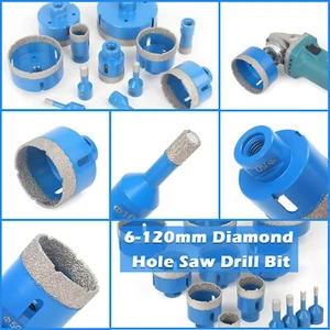 6-120mm Diamond Hole Saw Core Drill Bit For Tile Ceramic Porcelain Marble Stone - Picture 1 of 43