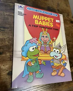 Muppet Babies "A Trip Through Time" Coloring/Activity Book (1991) - Picture 1 of 8