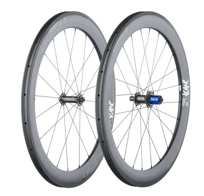 TUNE Schwarzbrenner 60T Mig Mag Tubular Carbon-Felgen Laufradsatz rim brake - Bild 1 von 4