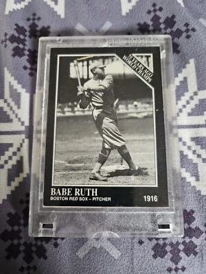 (2) RARE Babe Ruth & Lou Gehrig B&W  Sporting News Conlon Collection  Bin214 - Image 1 of 4