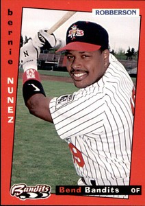 1997 Bend Bandits Grandstand 14 Bernie Nunez Dominican Republic DR Baseball Card