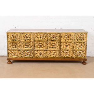John Widdicomb Mediterranean Treasure Chest Low Credenza, 1960s - Picture 1 of 11
