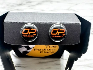 Formula 1 McLaren Oscar Piastri Stud Earrings - Picture 1 of 11