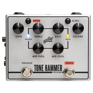 Aguilar Tone Hammer DI/Preamp V2 Bass Effects Pedal, Silver - Picture 1 of 4