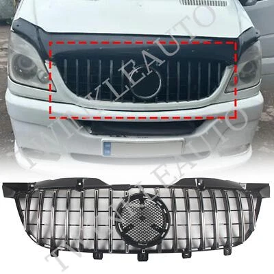 Chrome Car Front Grill Grille Outlet For 2009-2013 Mercedes Benz W906 Sprinter - Image 1 of 4