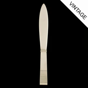 Georg Jensen All Silver Letter Opener, Large 301 - Parallel/ Relief - Picture 1 of 1