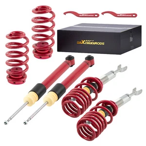 Coilover Lowering Suspension Steering Kit for AUDI A4 B6 B7 8E FWD + 4WD QUATTRO - Picture 1 of 11