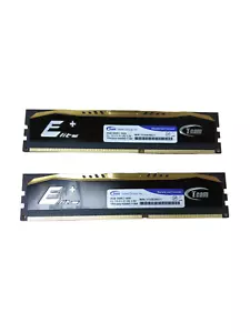 TPD34G1600HC11BK Elite 8gb kit ram (2 x 4GB) DDR3-1600 gaming desktop memory - Picture 1 of 4