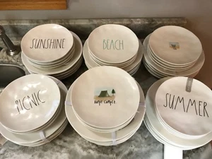 Dinner Or Salad Plates, Bowls Set Of 4 Different Designs Rae Dunn Melamine New - Picture 1 of 182