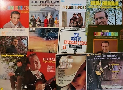 Lot 33 LP Vinyl Records COUNTRY POP*Ray Price*Tom Hall*Chet Atkins*Jim Reeves - Image 1 of 4