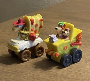 1990 Wacky Races Hanna Barbera Quick Draw McGraw Yogi Bär Kinder Mahlzeit Spielzeugautos - Bild 1 von 5