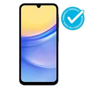 TELSTRA SAMSUNG GALAXY A15 4GX 128GB/4GB 6.5" 4G BLACK BLUE ANDROID MOBILE PHONE - Picture 1 of 5