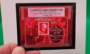 1930's Magic Lantern MOTHERS DAY Theater Slide - LAKOTA, ND - Display Idea! - Picture 1 of 5