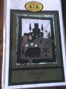 COUNTRY QUILTS SEWING PATTERN PEACEFUL VALLEY 51" X 65" UNCUT - Picture 1 of 2