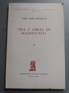 Sara Sosa Miatello - Vida y obras de Maquiavelo - Picture 1 of 1