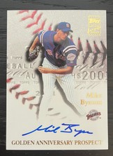 2001 01 Topps Golden Anniversary Mike Bynum ￼Autograph Rookie Auto SSP GAA