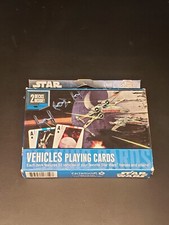 New STAR WARS VEHICLES OF HEROES & VILLAINS PLAYING CARDS BY CARTAMUNDI 2 DECKS