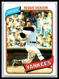1980 Topps #600 Reggie Jackson      Baseball Card