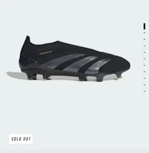 DS Adidas Predator Elite FT FG Black Laceless Men’s Size 6.5 Soccer Cleat - Picture 1 of 8