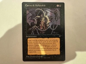 CHAINS OF MEPHISTOPHELES Legends Italian LEG Magic MTG NM- LP+ - Picture 1 of 2