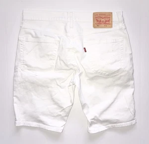 Levis 511 Herren Größe 31 weiß Denim Jeansshorts 9” Schrittlänge Jorts normale Passform USA - Bild 1 von 15
