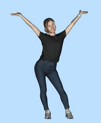 1/18 1/24 1/43 1/64 1/87 Miniatures Sport Beauty Scene Prop Figure For Cars - Image 1 of 3