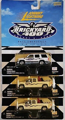 JOHNNY LIGHTNING BRICKYARD 400 SET!!! 3 RACE EMERGENCY VEHICLES LIMITED EDITION - Image 1 of 3