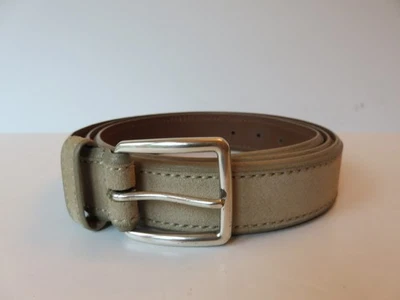 NWOT Allen Edmonds Belt Cashmere Beige Suede Leather Dress Belt Mens Sz 52 - Image 1 of 4