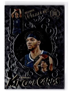 2021-22 Panini Illusions Ziaire Williams RC #35 King of Cards Memphis Grizzlies - Picture 1 of 2