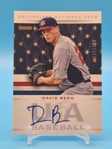 2013 Panini USA Baseball Box Set Collegiate National Team /399 David Berg Autogramm - Bild 1 von 3